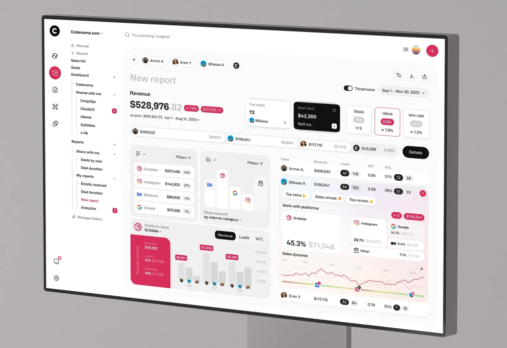 Complex Web Interfaces & SaaS Platforms